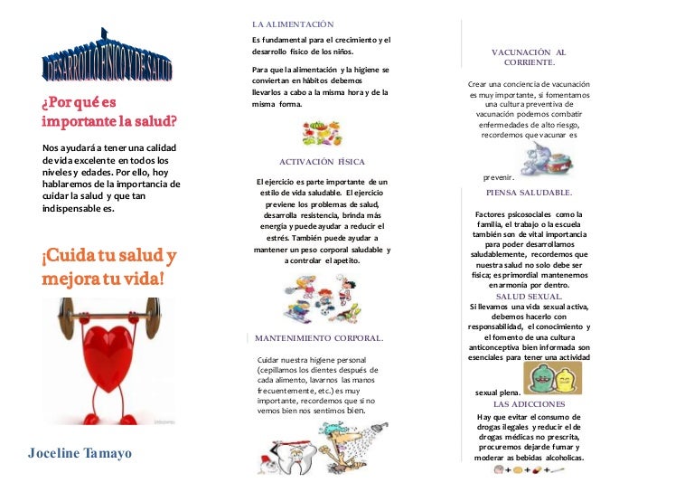 De la la de mantenimiento salud el alimentacion para importancia